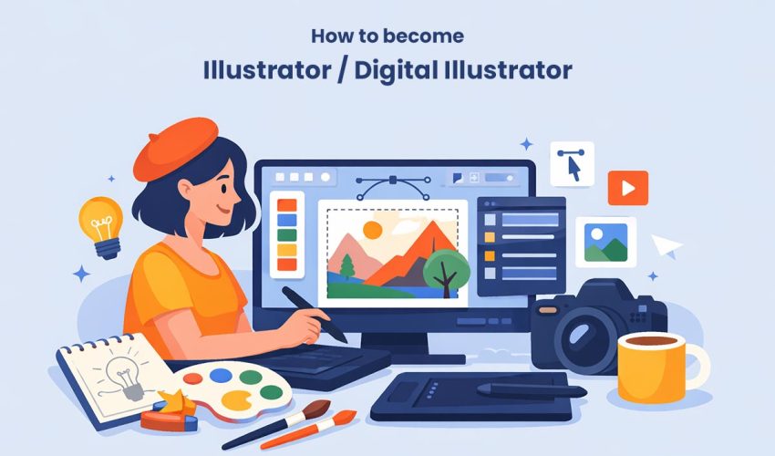 Illustrator Digital Illustrator Eduwik